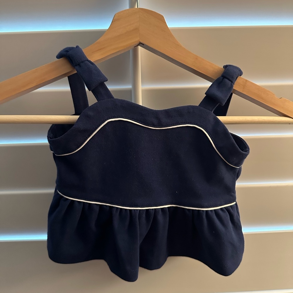 Janie and Jack Navy Top
